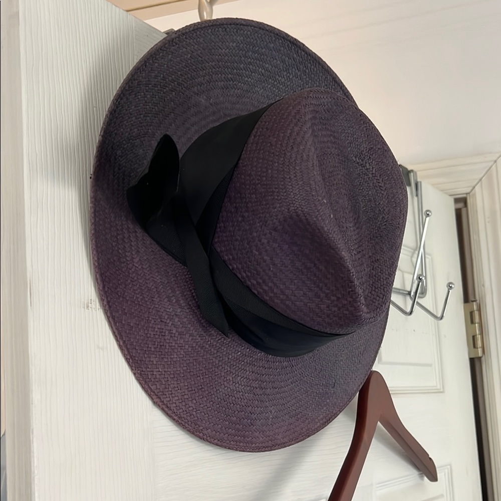 Purple Wide Brimmed Hat in Accessories